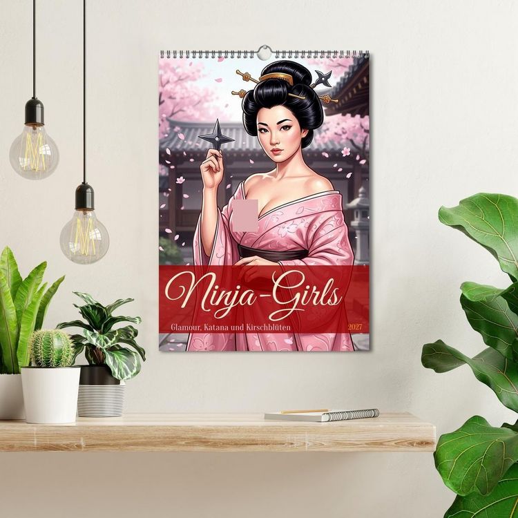 Produktbild: Ninja-Girls (Wandkalender 2027 DIN A3 hoch), CALVENDO Monatskalender