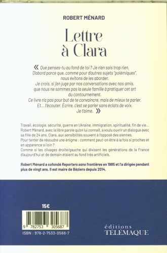 Produktbild: Lettre &agrave; Clara