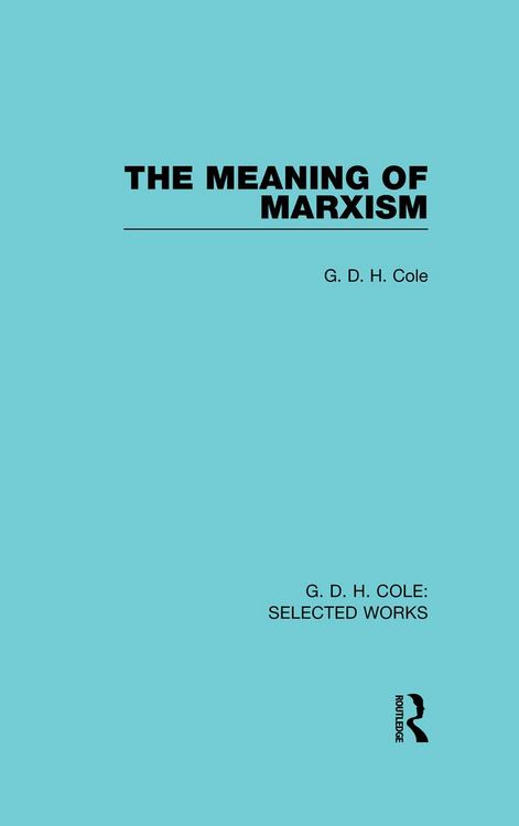 Produktbild: The Meaning of Marxism
