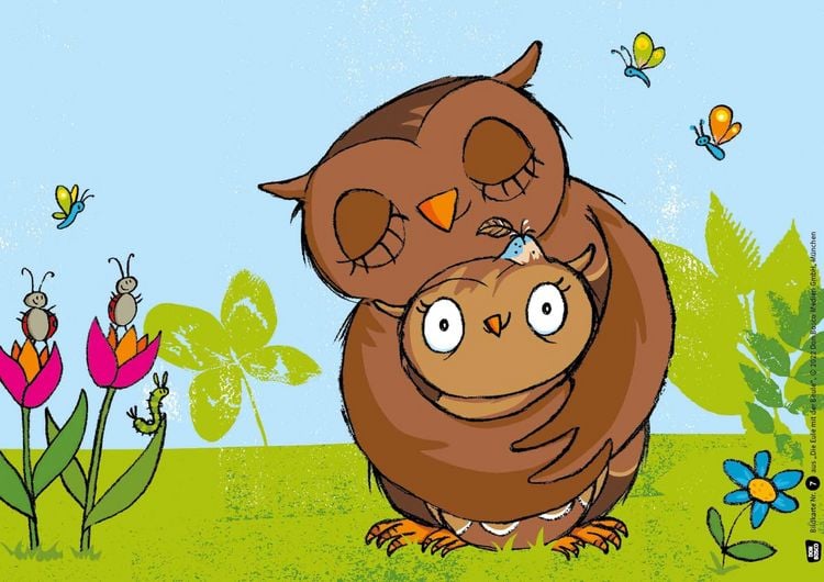 Produktbild: Die Eule mit der Beule. Kamishibai Bildkartenset