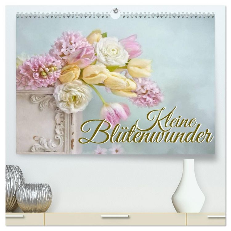 Produktbild: Kleine Bl&uuml;tenwunder (hochwertiger Premium Wandkalender 2026 DIN A2 quer), Kunstdruck in Hochglanz