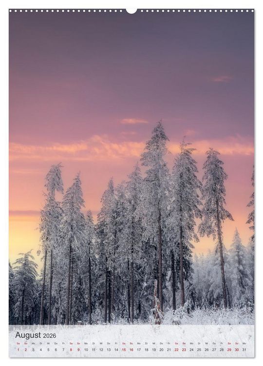 Produktbild: Winter Spaziergang (Wandkalender 2026 DIN A2 hoch), CALVENDO Monatskalender