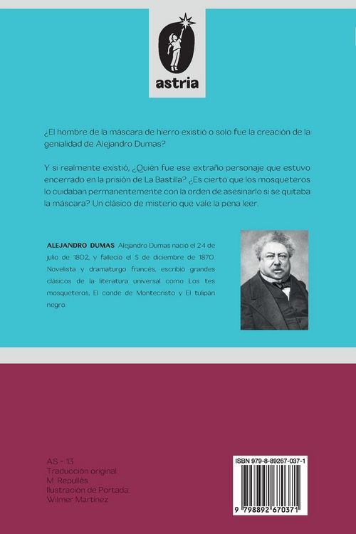 Produktbild: El hombre de la m&aacute;scara de hierro