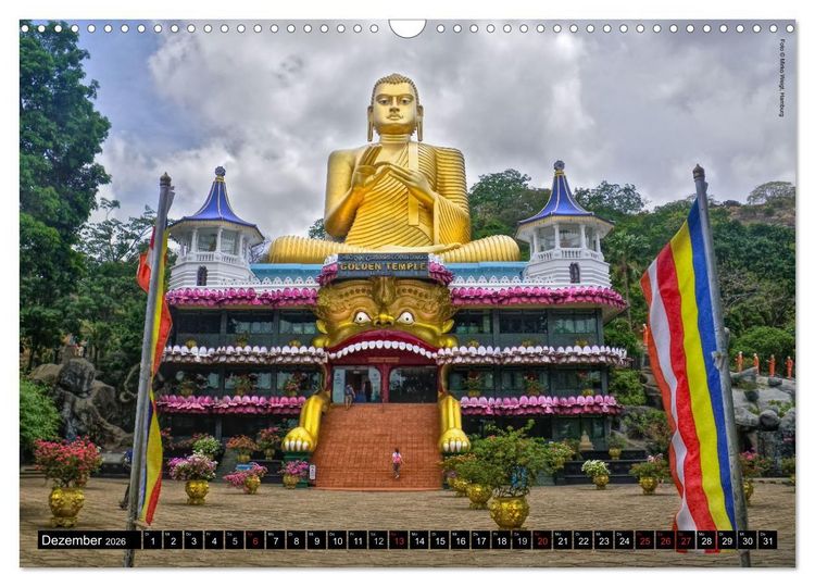 Produktbild: Sri Lanka 2026 &ndash; Exotische Welt (Wandkalender 2026 DIN A3 quer), CALVENDO Monatskalender