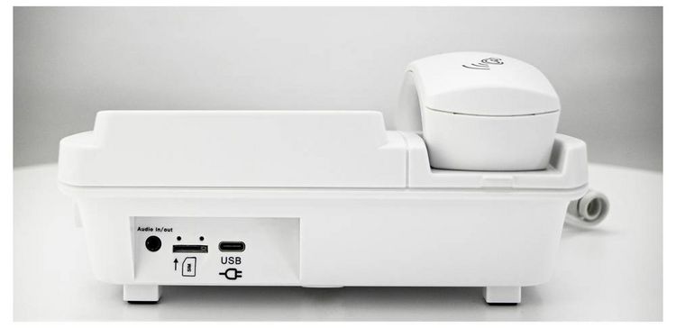 Produktbild: Geemarc CL9000 Schnurloses Seniorentelefon Foto-Tasten, Freisprechen, f&uuml;r H&ouml;rger&auml;te kompatibel, inkl. Notrufsender, Optische Anrufsignalisierung,