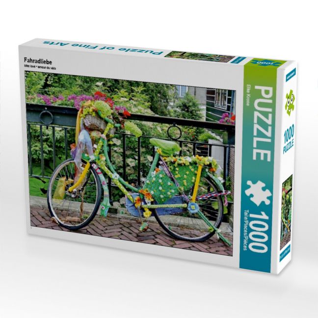 Produktbild: CALVENDO Puzzle Fahradliebe | 1000 Teile Lege-Gr&ouml;&szlig;e 64x48cm Foto-Puzzle f&uuml;r gl&uuml;ckliche Stunden