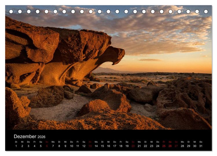 Produktbild: Das Licht Namibias (Tischkalender 2026 DIN A5 quer), CALVENDO Monatskalender