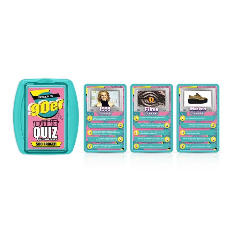 Produktbild: Top Trumps Quiz 90er