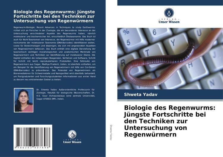 Produktbild: Yadav, S: Biologie des Regenwurms: J&uuml;ngste Fortschritte bei
