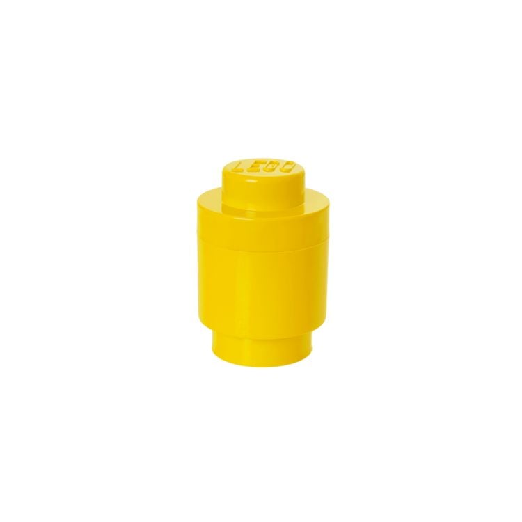 Bild vom Artikel LEGO® Aufbewahrungsstein 1 Noppe rund Gelb vom Autor 