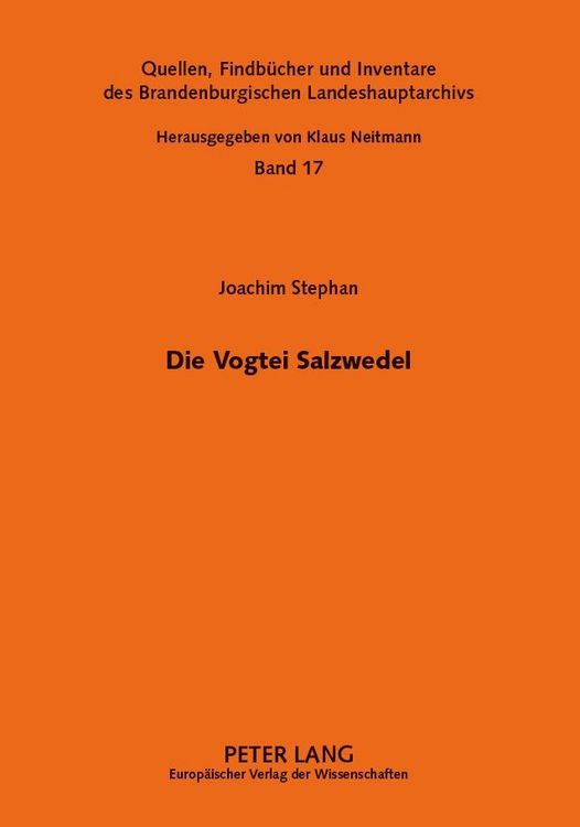Produktbild: Die Vogtei Salzwedel