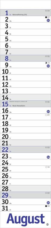 Produktbild: Langplaner, blau 2027