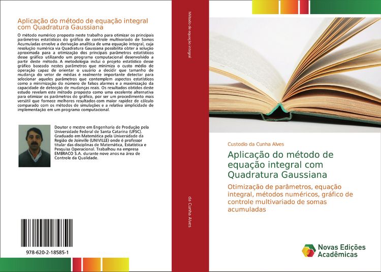 Produktbild: Aplica&ccedil;&atilde;o do m&eacute;todo de equa&ccedil;&atilde;o integral com Quadratura Gaussiana