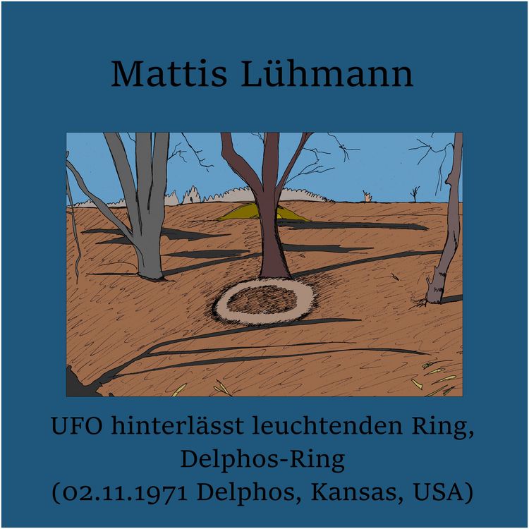 Produktbild: UFO hinterl&auml;sst leuchtenden Ring, Delphos-Ring (02.11.1971 Delphos, Kansas, USA)