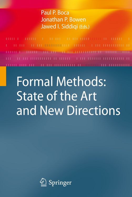 Produktbild: Formal Methods: State of the Art and New Directions