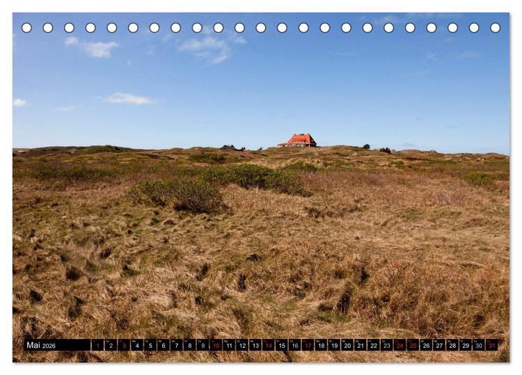 Produktbild: Insel Spiekeroog (Tischkalender 2026 DIN A5 quer), CALVENDO Monatskalender