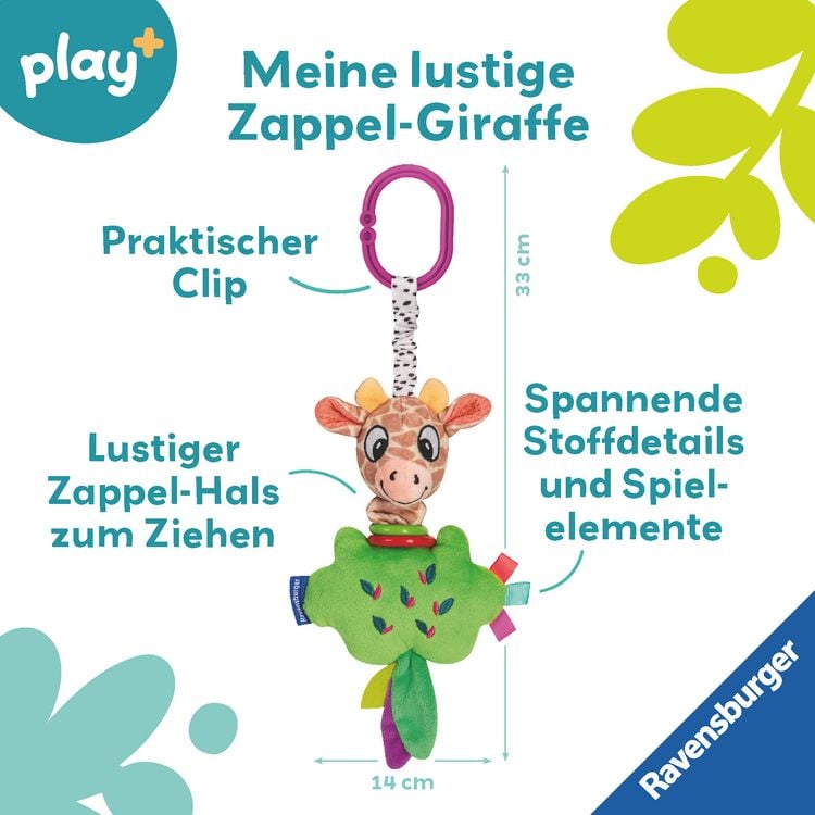 Produktbild: Play+ Zappel-Giraffe - ab 0 Monate