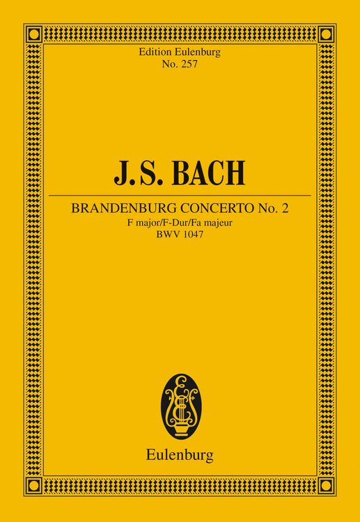 Produktbild: Brandenburg Concerto No. 2 F major