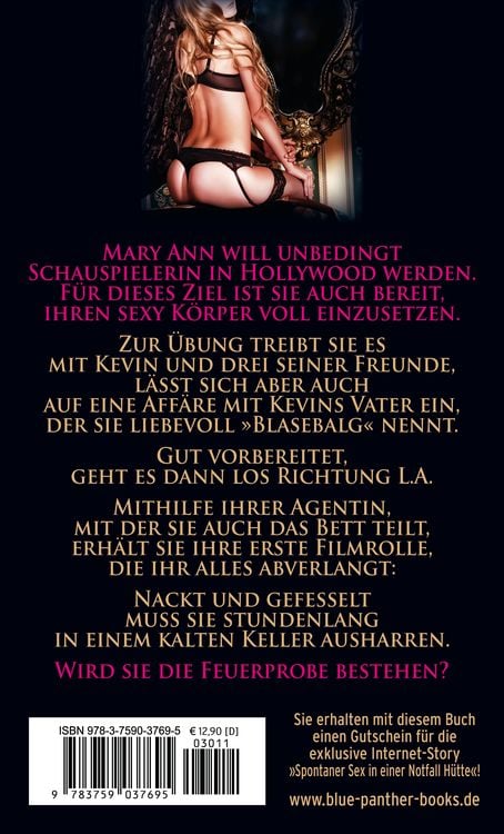 Produktbild: Die sexhungrige Nymphomanin - f&uuml;r eine Filmrolle macht sie alles | Erotischer Roman