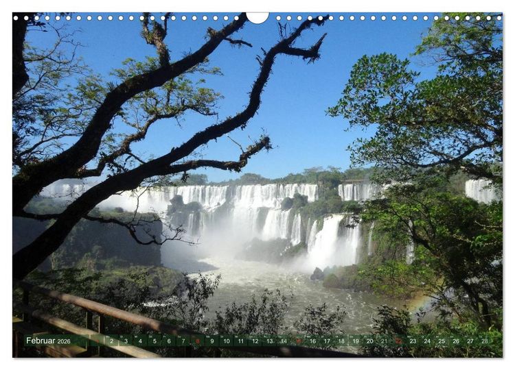Produktbild: Mein S&uuml;damerika, mein Iguazu (Wandkalender 2026 DIN A3 quer), CALVENDO Monatskalender