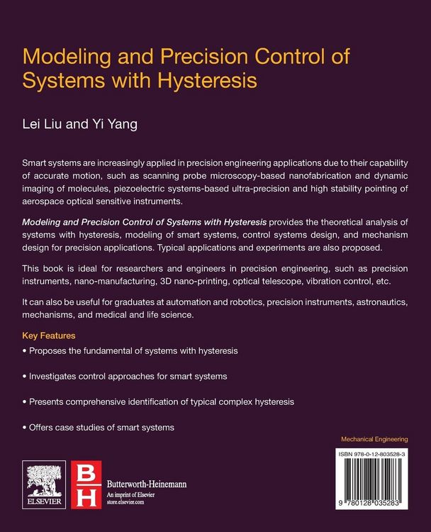 Produktbild: Modeling and Precision Control of Systems with Hysteresis