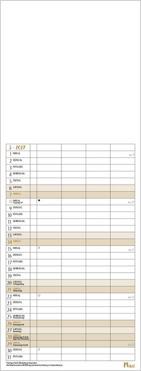 Produktbild: Foto-Malen-Basteln Familientimer gold 2027