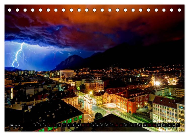 Produktbild: Tirol 2026 - die sch&ouml;nsten Pl&auml;tze (Tischkalender 2026 DIN A5 quer), CALVENDO Monatskalender
