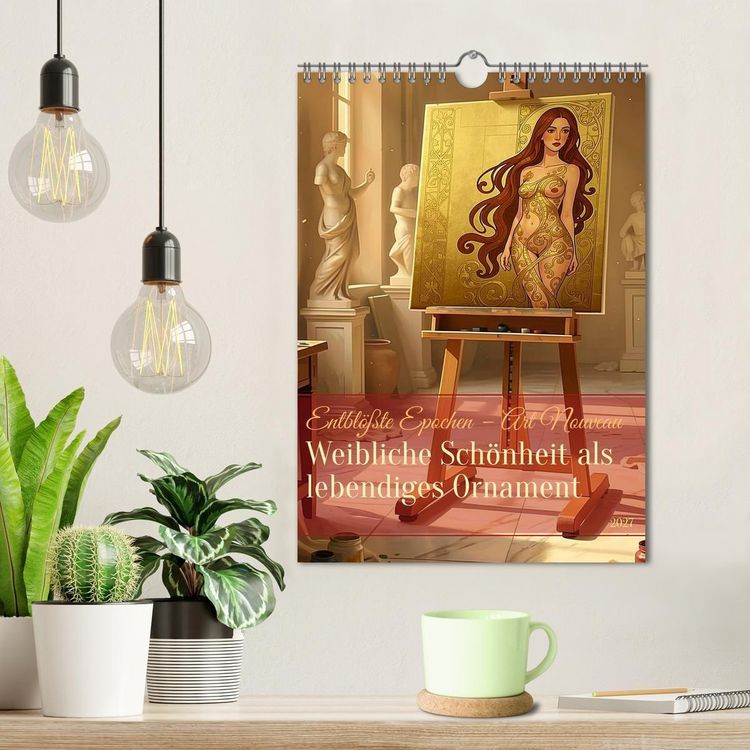 Produktbild: Entbl&ouml;&szlig;te Epochen &ndash; Art Nouveau (Wandkalender 2027 DIN A4 hoch), CALVENDO Monatskalender