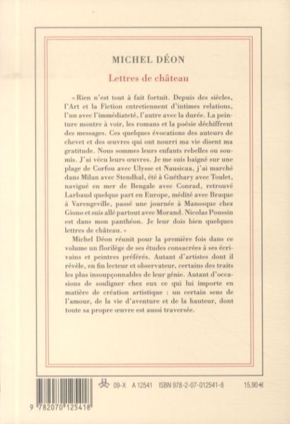 Produktbild: Lettres de ch&acirc;teau