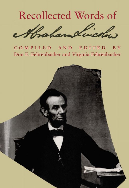 Produktbild: Recollected Words of Abraham Lincoln