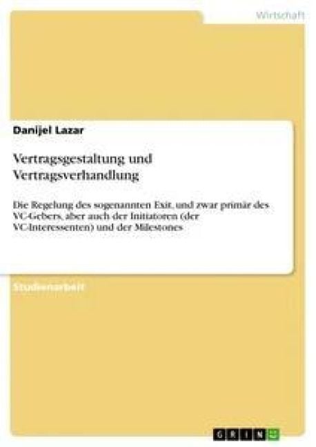 Produktbild: Vertragsgestaltung und Vertragsverhandlung