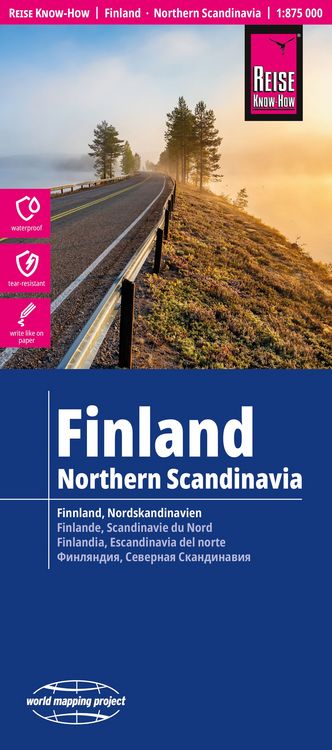 Produktbild: Reise Know-How Landkarte Finnland und Nordskandinavien / Finland and Northern Scandinavia (1:875.000)