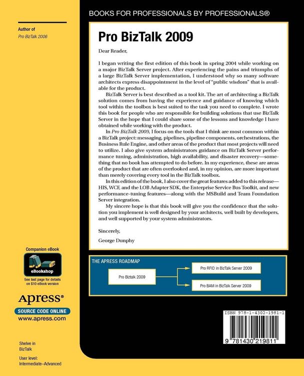 Produktbild: Pro BizTalk 2009