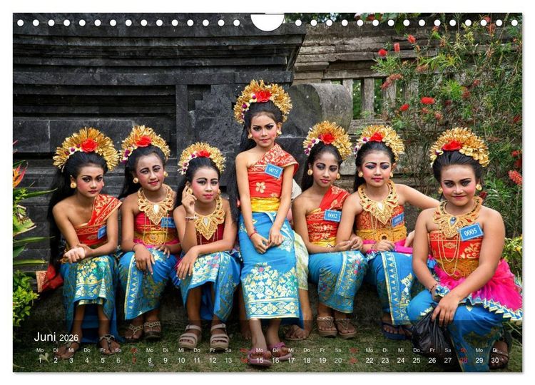 Produktbild: Bali - Insel der Tempel, G&ouml;tter und D&auml;monen (Wandkalender 2026 DIN A4 quer), CALVENDO Monatskalender