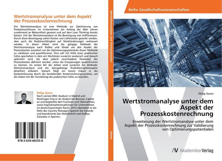 Produktbild: Wertstromanalyse unter dem Aspekt der Prozesskostenrechnung