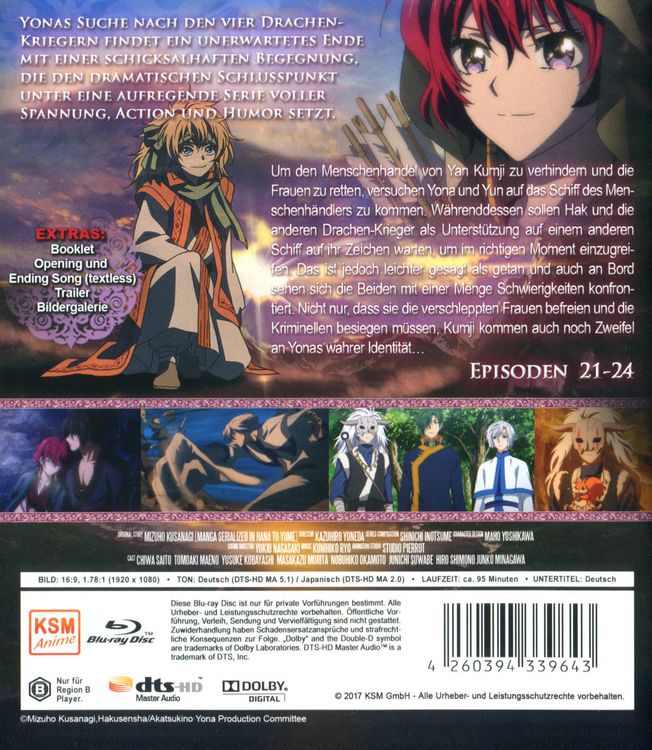 Produktbild: Akatsuki No Yona - Prinzessin der Morgend&auml;mmerung - Volume 5 (Episoden 21-24)