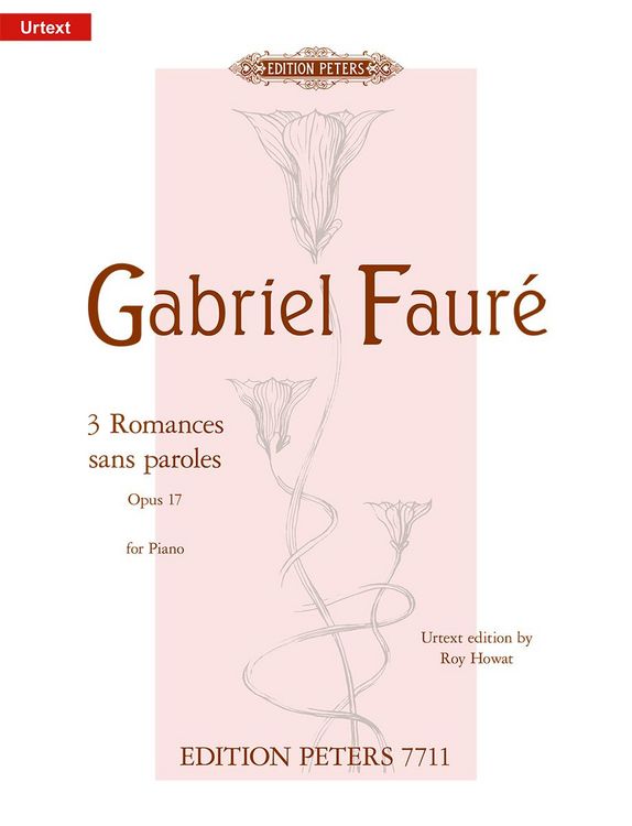 Produktbild: Faur&eacute;, G: 3 Romances Sans Paroles Op. 17 for Piano