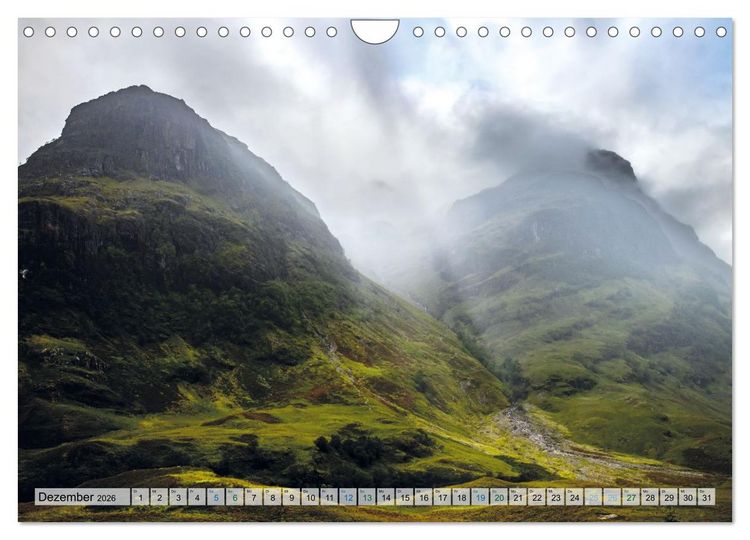 Produktbild: Mein Schottland - Landschaften (Wandkalender 2026 DIN A4 quer), CALVENDO Monatskalender