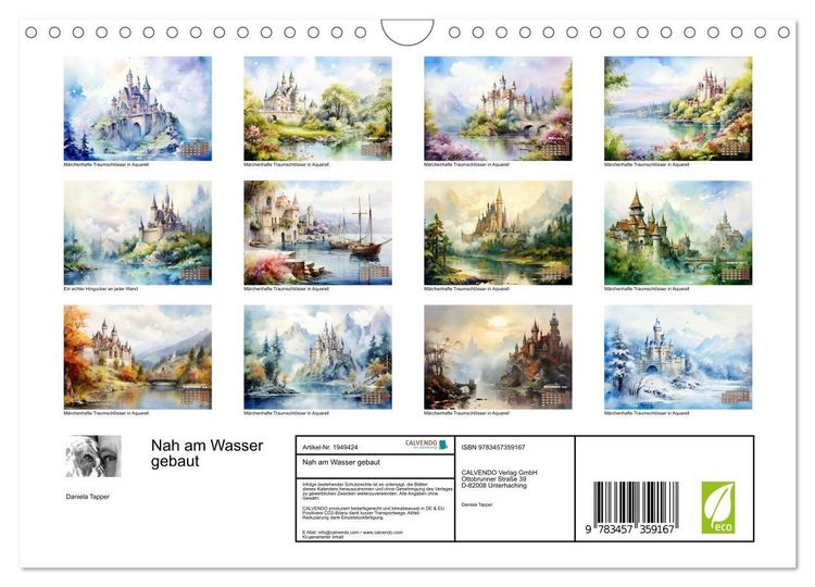 Produktbild: Nah am Wasser gebaut (Wandkalender 2026 DIN A4 quer), CALVENDO Monatskalender