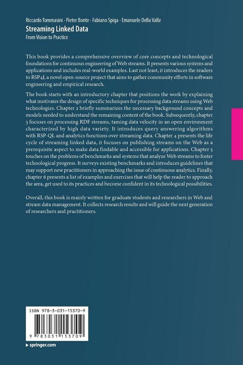Produktbild: Streaming Linked Data