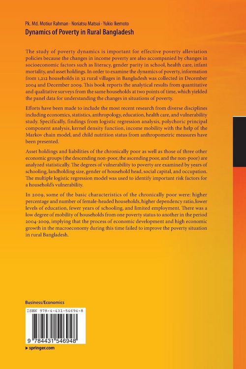 Produktbild: Dynamics of Poverty in Rural Bangladesh