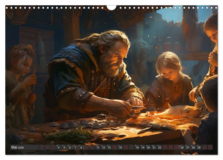Produktbild: Das Leben damals im Norden (Wandkalender 2026 DIN A3 quer), CALVENDO Monatskalender