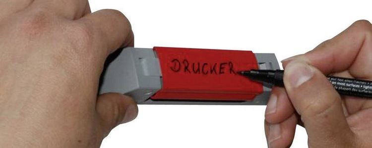 Produktbild: Serpa 5.07164.1003 Kabelclip selbstklebend 5.07164.1003 B&uuml;ndel-&Oslash;-Bereich 10 mm (max) wiederverschlie&szlig;bar Hellgrau, Gelb 1 St.