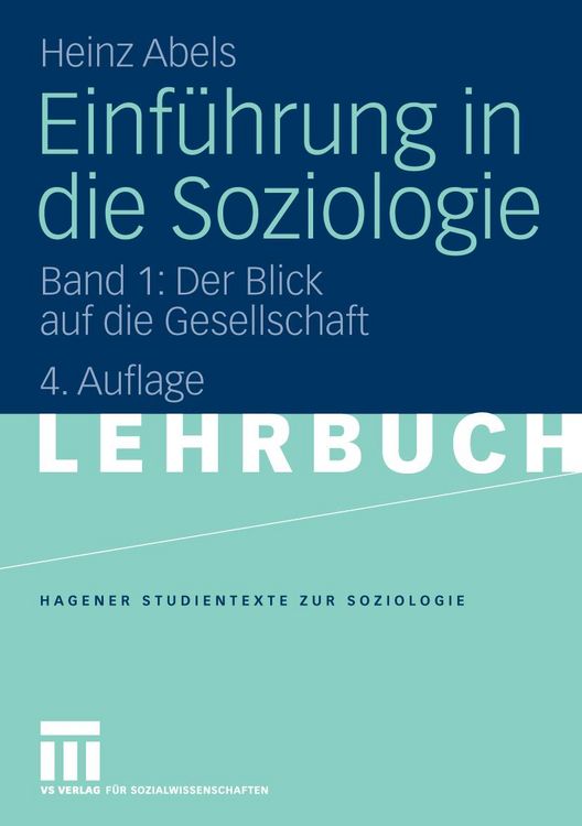 Produktbild: Einf&uuml;hrung in die Soziologie