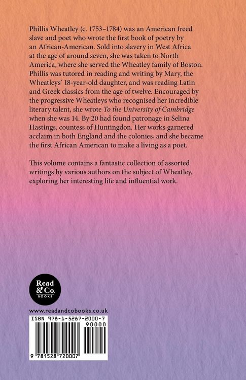 Produktbild: The Slave Poet from Boston - Collected Writings on Phillis Wheatley