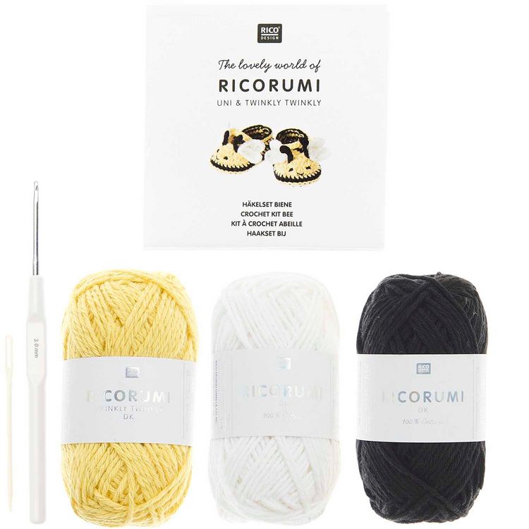 Produktbild: Ricorumi H&auml;kelset "Baby Booties" Biene