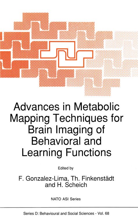 Produktbild: Advances in Metabolic Mapping Techniques for Brain Imaging of Behavioral and Learning Functions