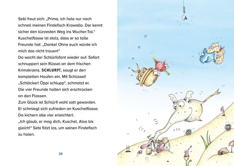 Produktbild: Kuschelflosse - Abenteuer tief im Meer - Der r&auml;tselhafte Schl&uuml;rfofant