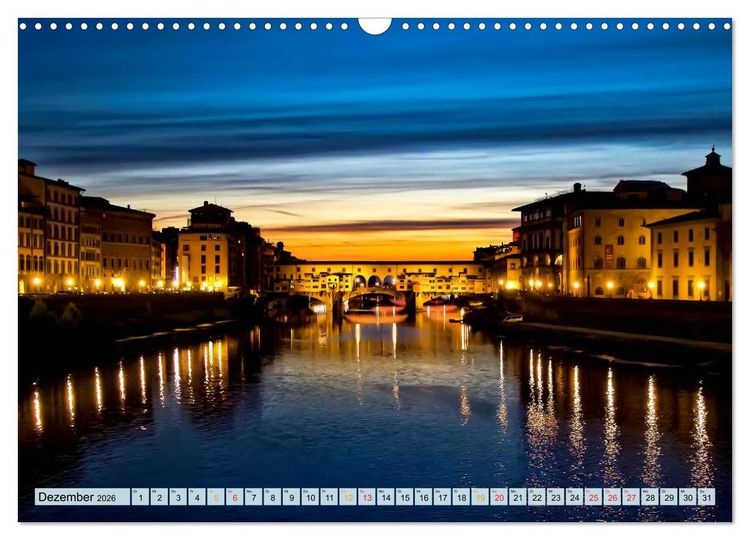 Produktbild: Florenz - Sch&ouml;nheit in der Toskana (Wandkalender 2026 DIN A3 quer), CALVENDO Monatskalender