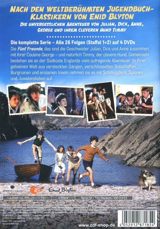 Produktbild: Enid Blyton: F&uuml;nf Freunde - Die komplette Serie [4 DVDs]